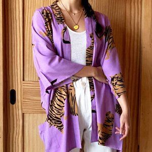 Emerson Fry Fete Kimono in Lavender, NWT, size XS/S